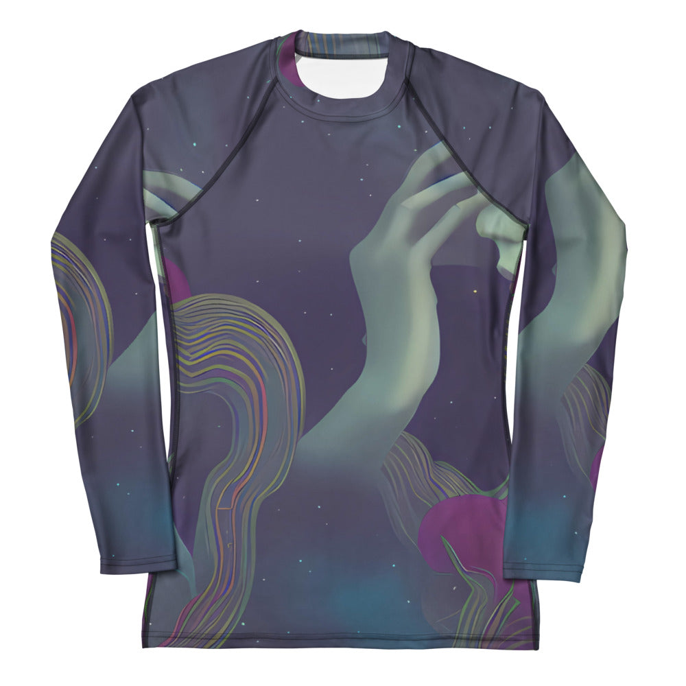 Women's Rash Guard - Ethereal Muse