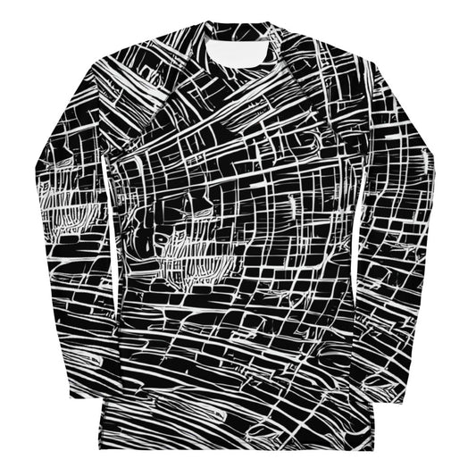 Women's Rash Guard - List's Labyrinth