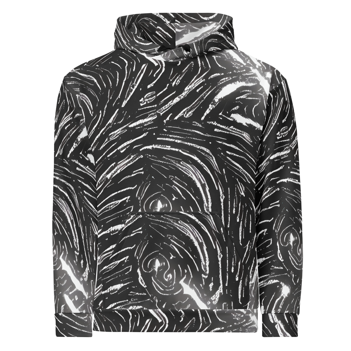 Hoodie - Silver Swirl