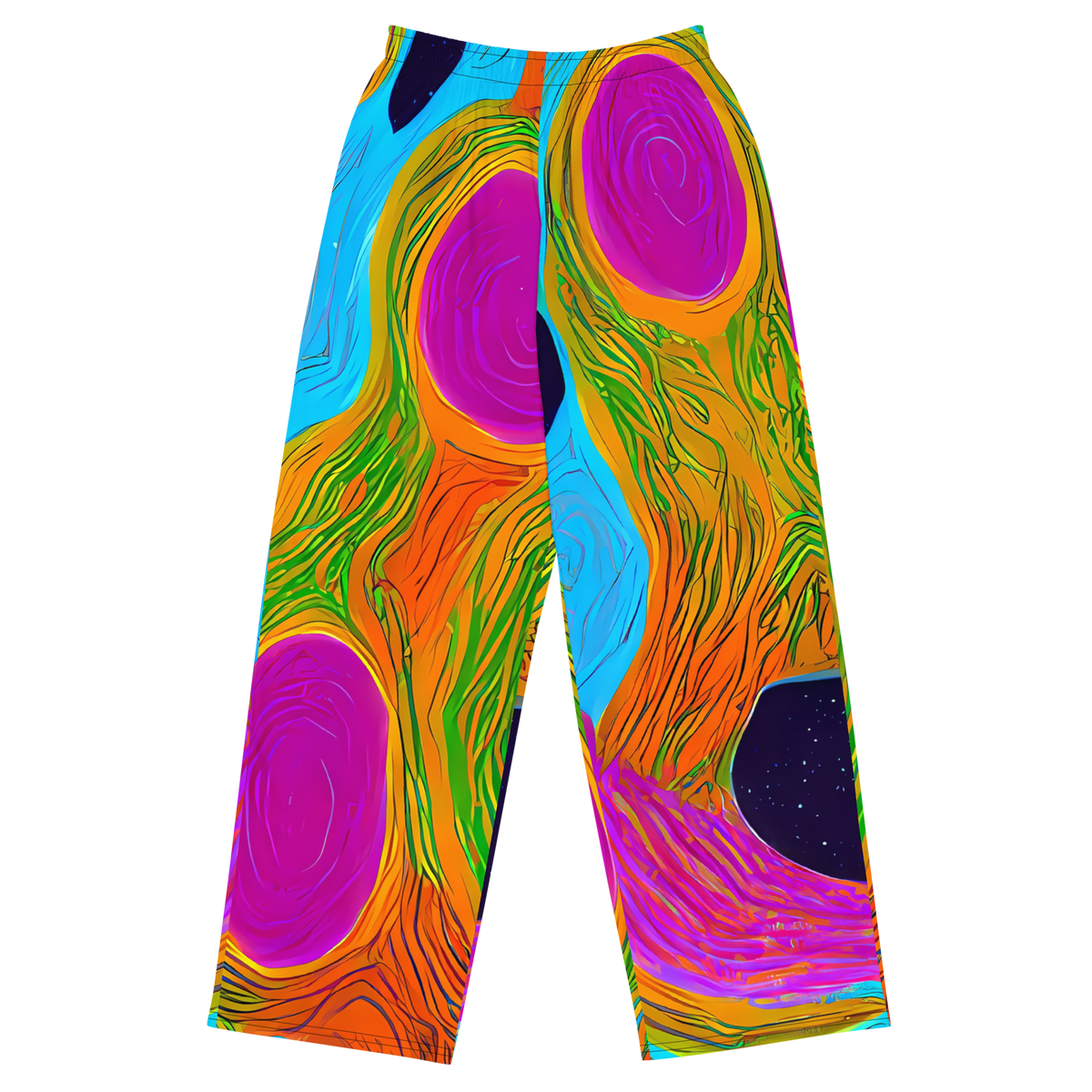 Wide-Leg Pants - Galactic Harmony