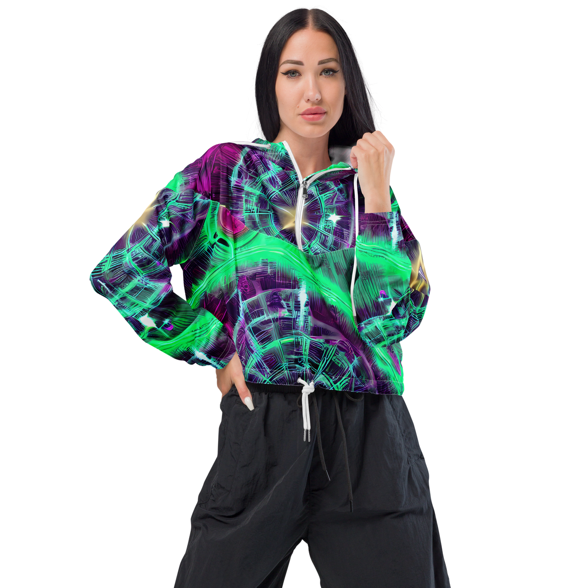 Women's Cropped Windbreaker - Müller Vortex