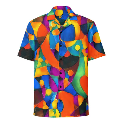 Button Shirt - Galactic Jigsaw