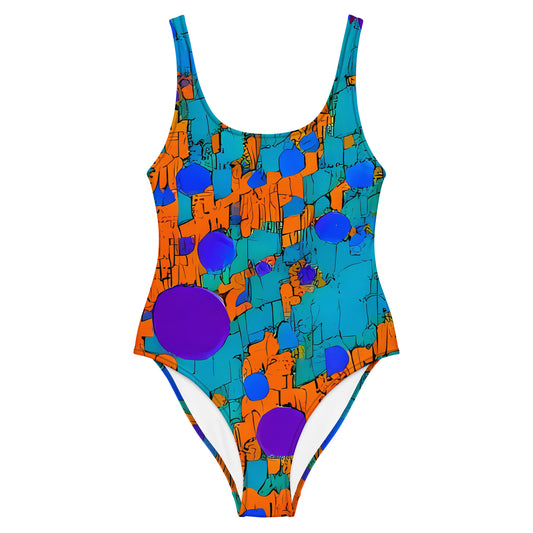 One-Piece Swimsuit - Intergalactic Rhythms