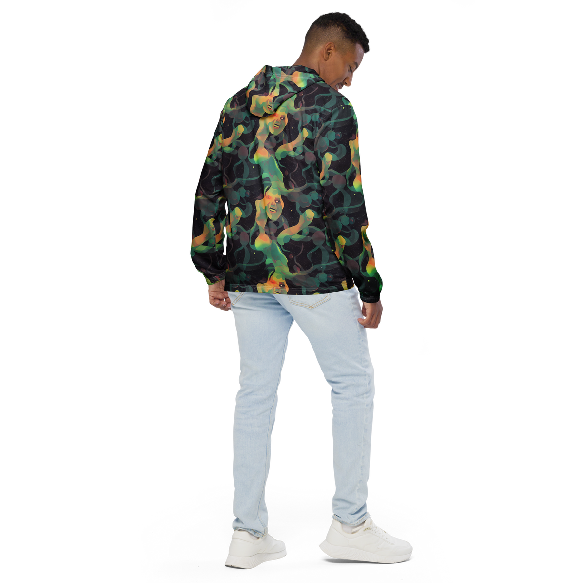 Men's Windbreaker - Astral Rhythms