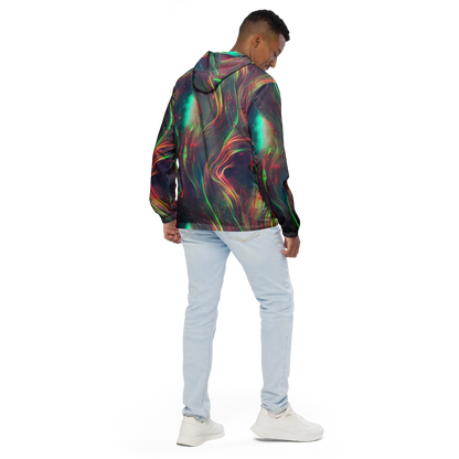 Men's Windbreaker - Temple Wave