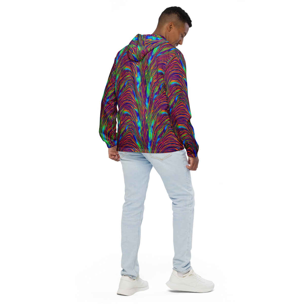 Men's Windbreaker - Lux Waves
