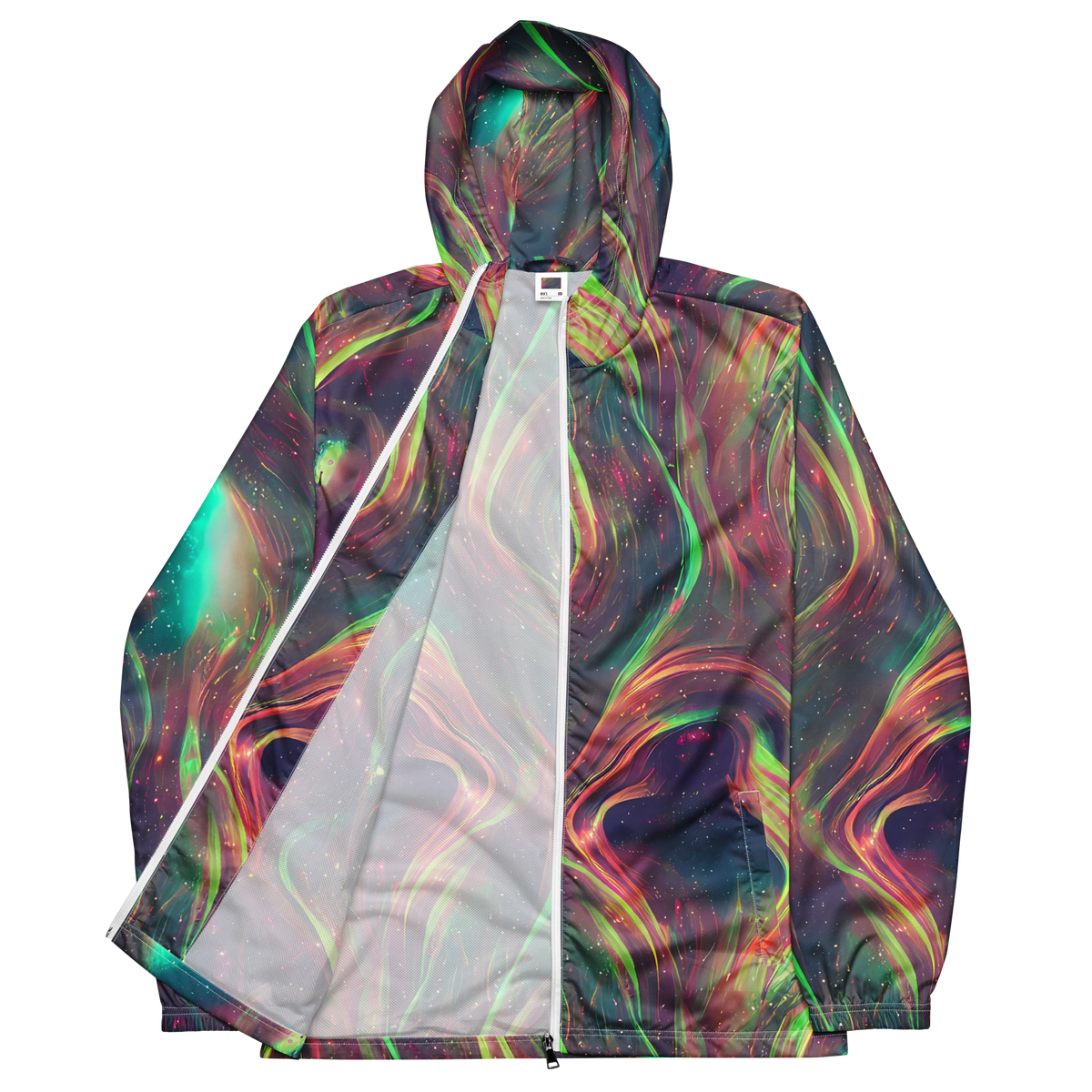 Men's Windbreaker - Temple Wave