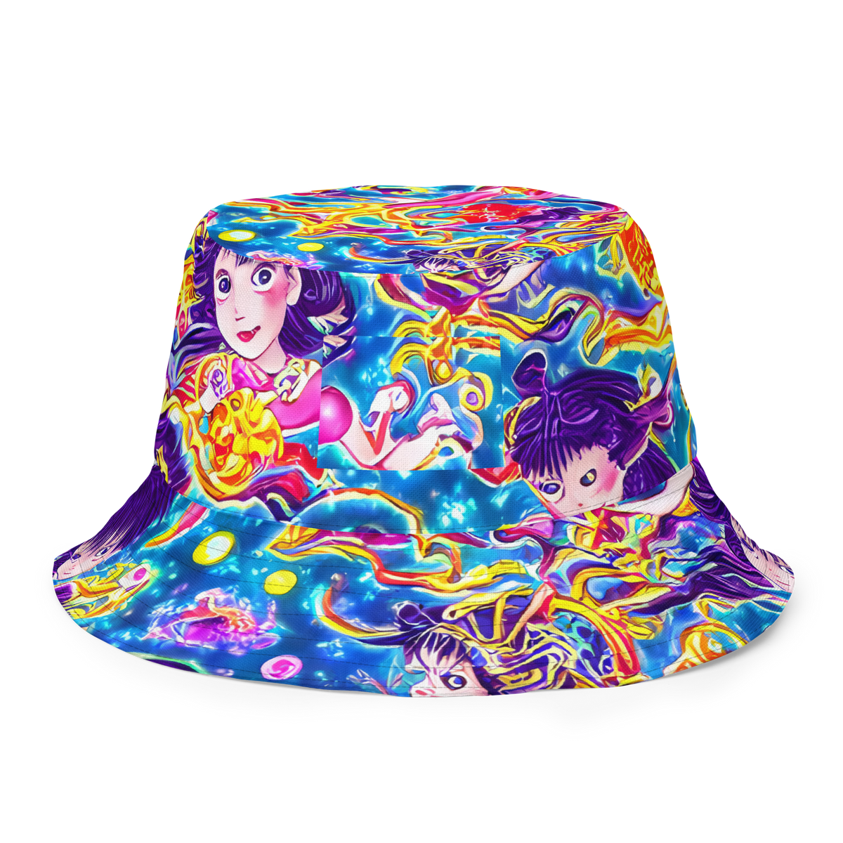 Reversible Bucket Hat - Aquatic Whim