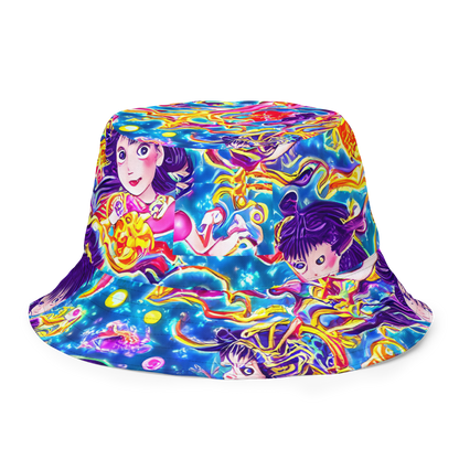 Reversible Bucket Hat - Aquatic Whim