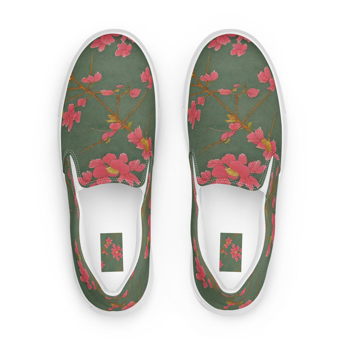 Women's Slip-On Canvas Shoes - Petal Symphony