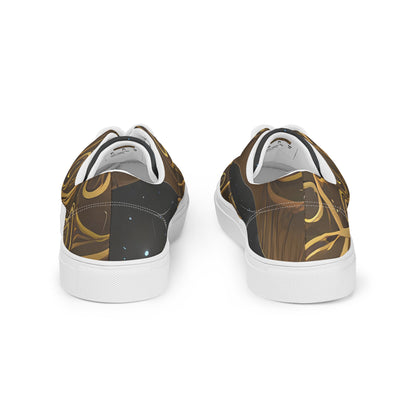 Men's Lace-Up Canvas Shoes - Ethereal Coils