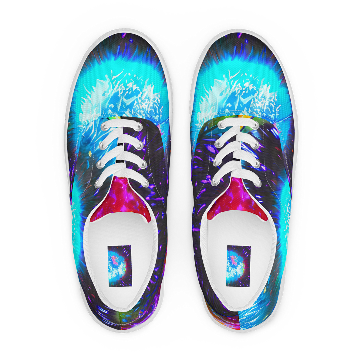 Women's Lace-Up Canvas Shoes - Vriesian Vortex