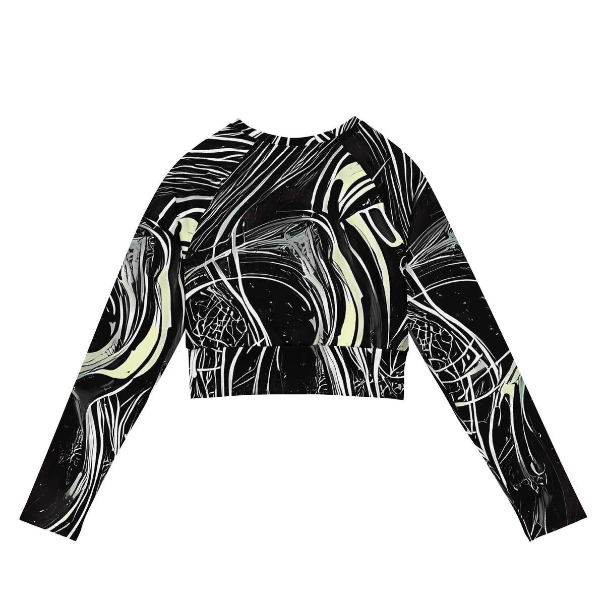 Long Sleeve Crop Top - Helmut's Whisper