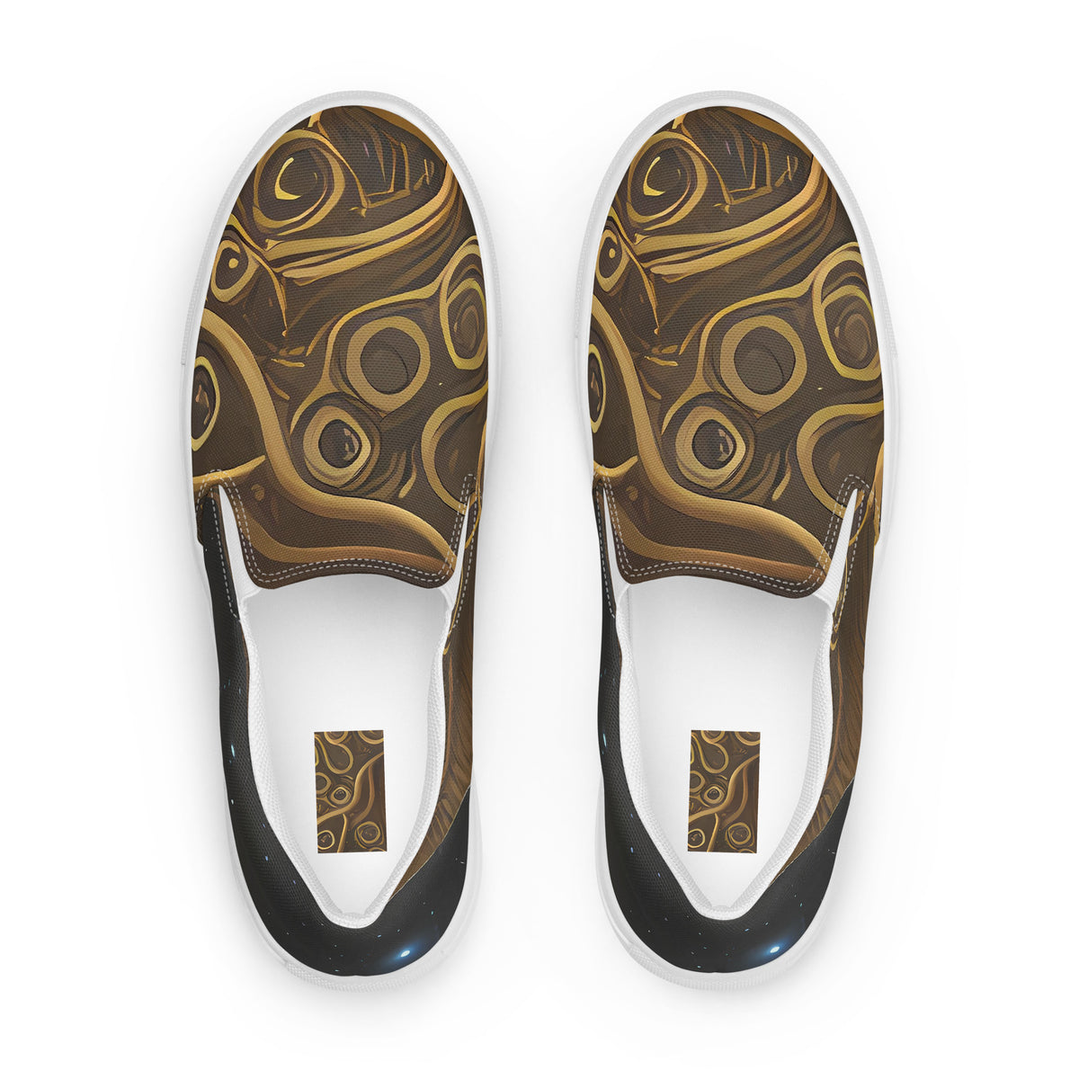 Men's Slip-On Canvas Shoes - Ethereal Coils
