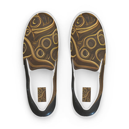 Men's Slip-On Canvas Shoes - Ethereal Coils