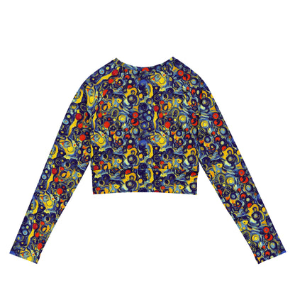 Long Sleeve Crop Top - Dynamic Doodles