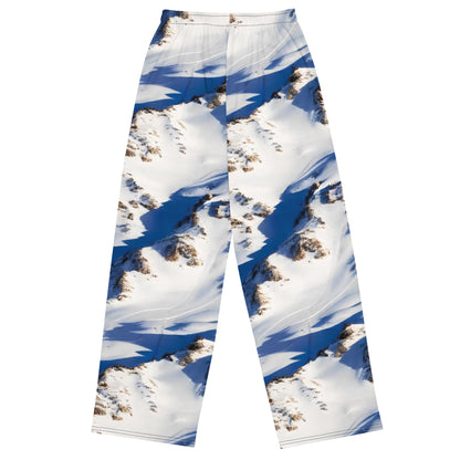 Wide-Leg Pants - Snowlit Peaks