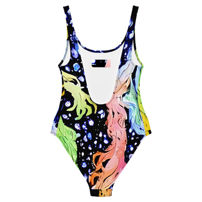 One-Piece Swimsuit - Celestial Serenade