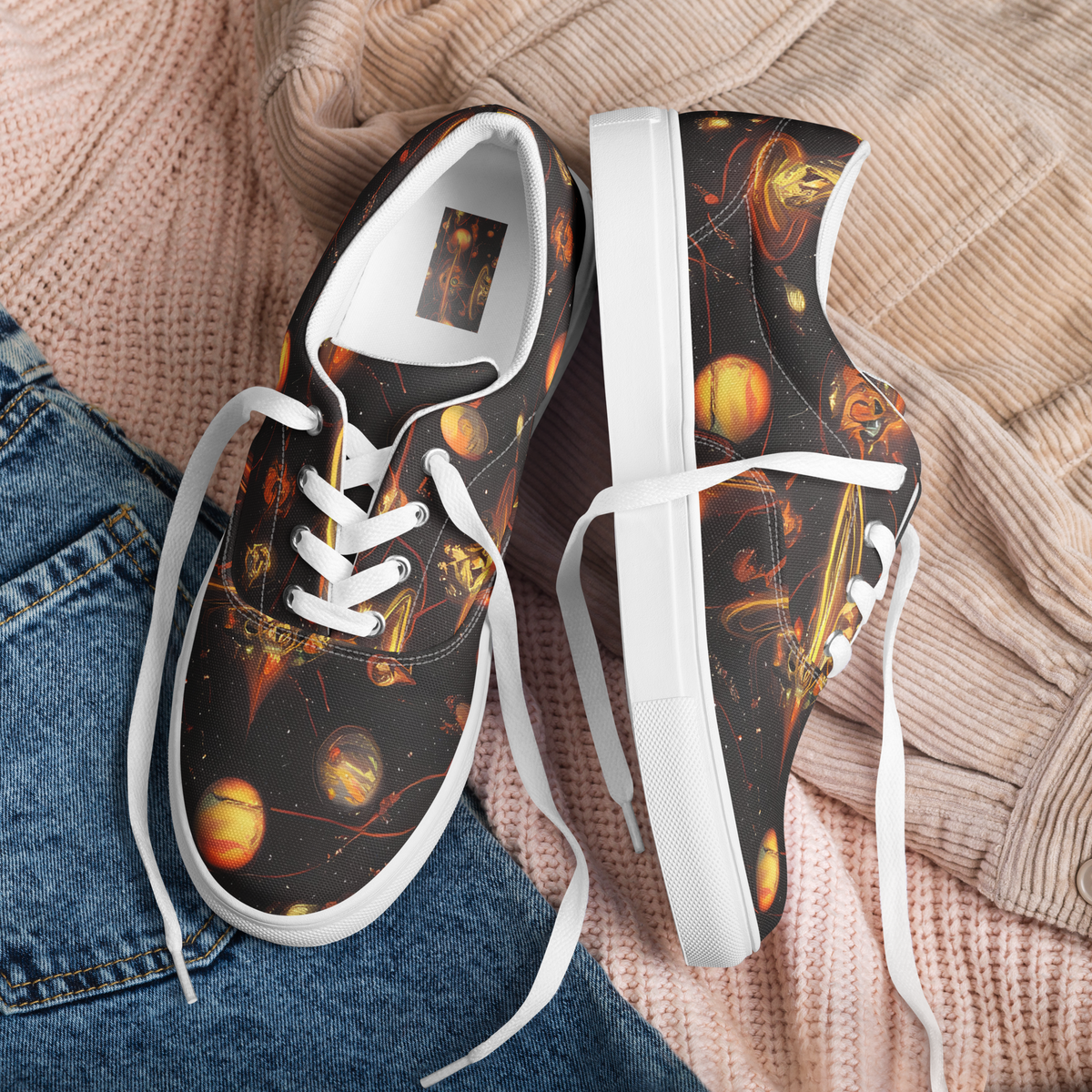 Men's Lace-Up Canvas Shoes - Murillo Vortex
