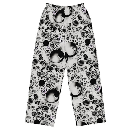 Wide-Leg Pants - Crater Swirl