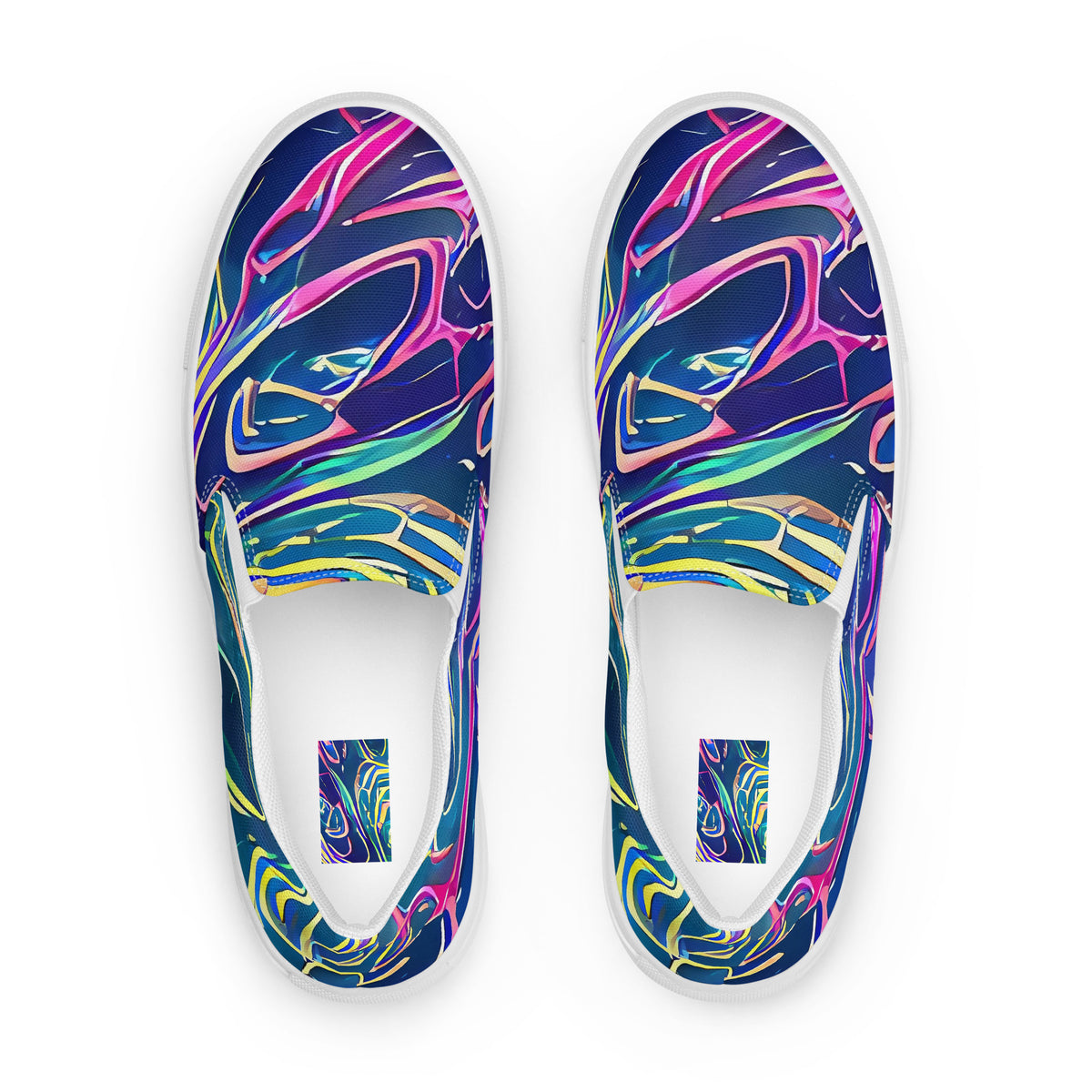 Women's Slip-On Canvas Shoes - Optic Tempest