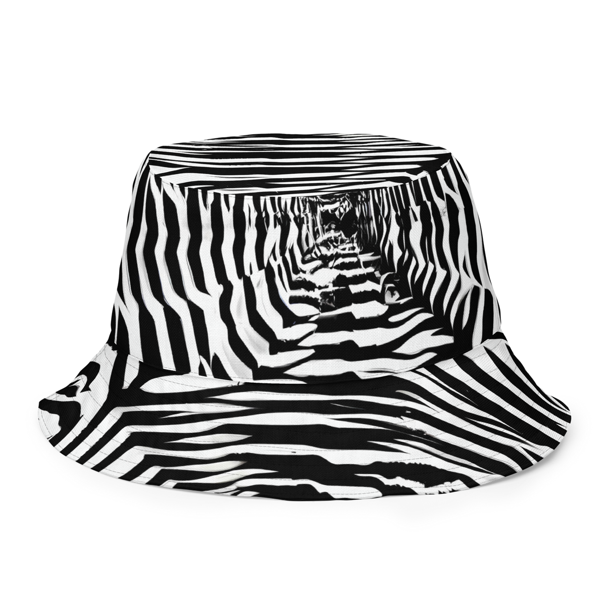 Reversible Bucket Hat - Shadowed Illusions
