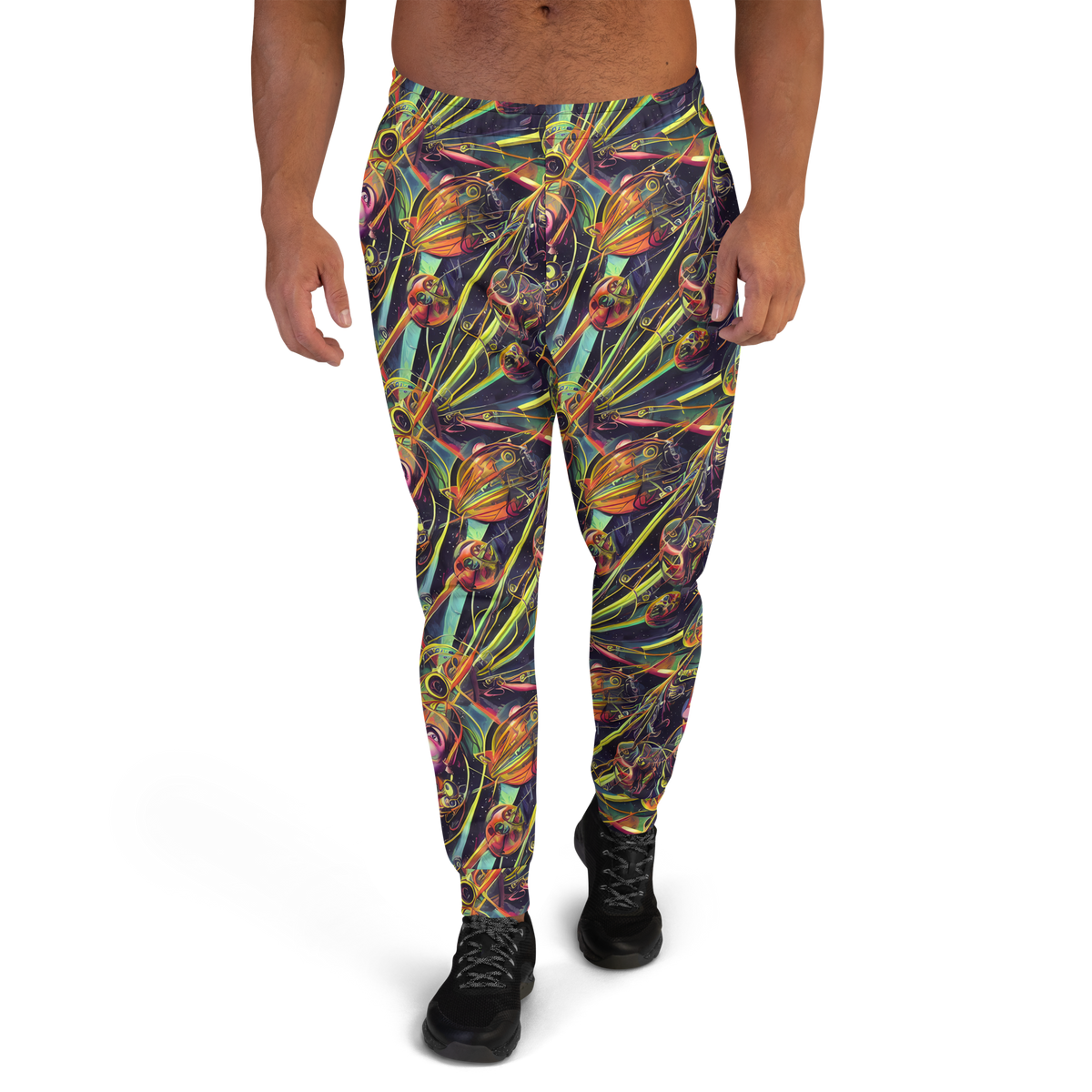 Men’s Joggers - Psychedelic Deep Space