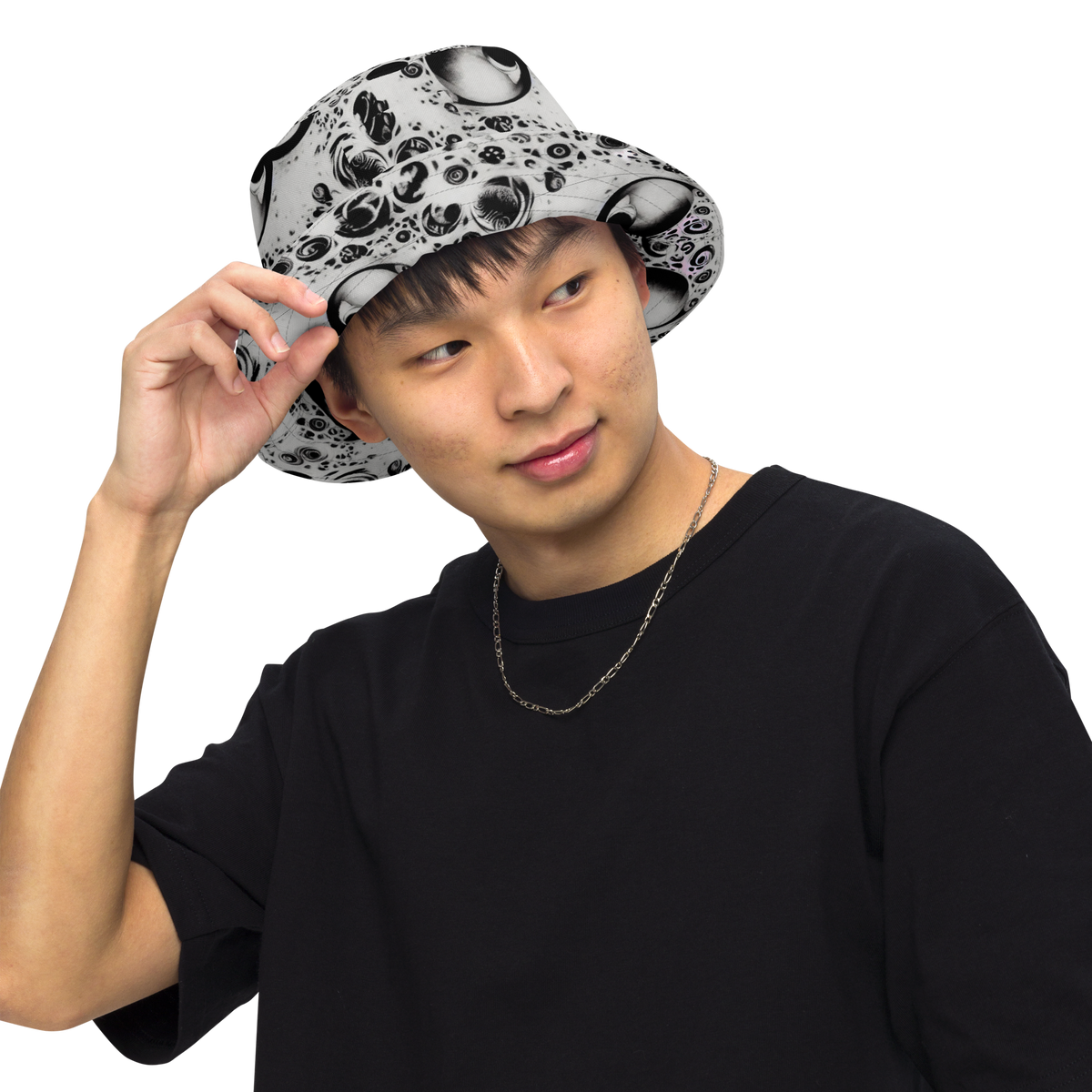 Reversible Bucket Hat - Crater Swirl