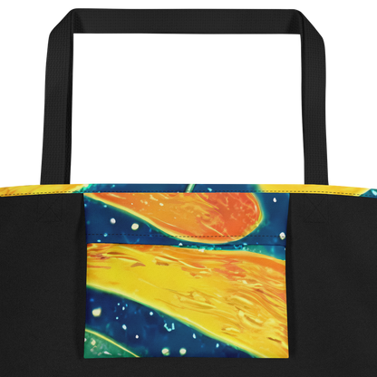 Large Tote Bag w/ Pocket - Celestial Harmony