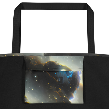 Large Tote Bag w/ Pocket - Rutkowski Nebula