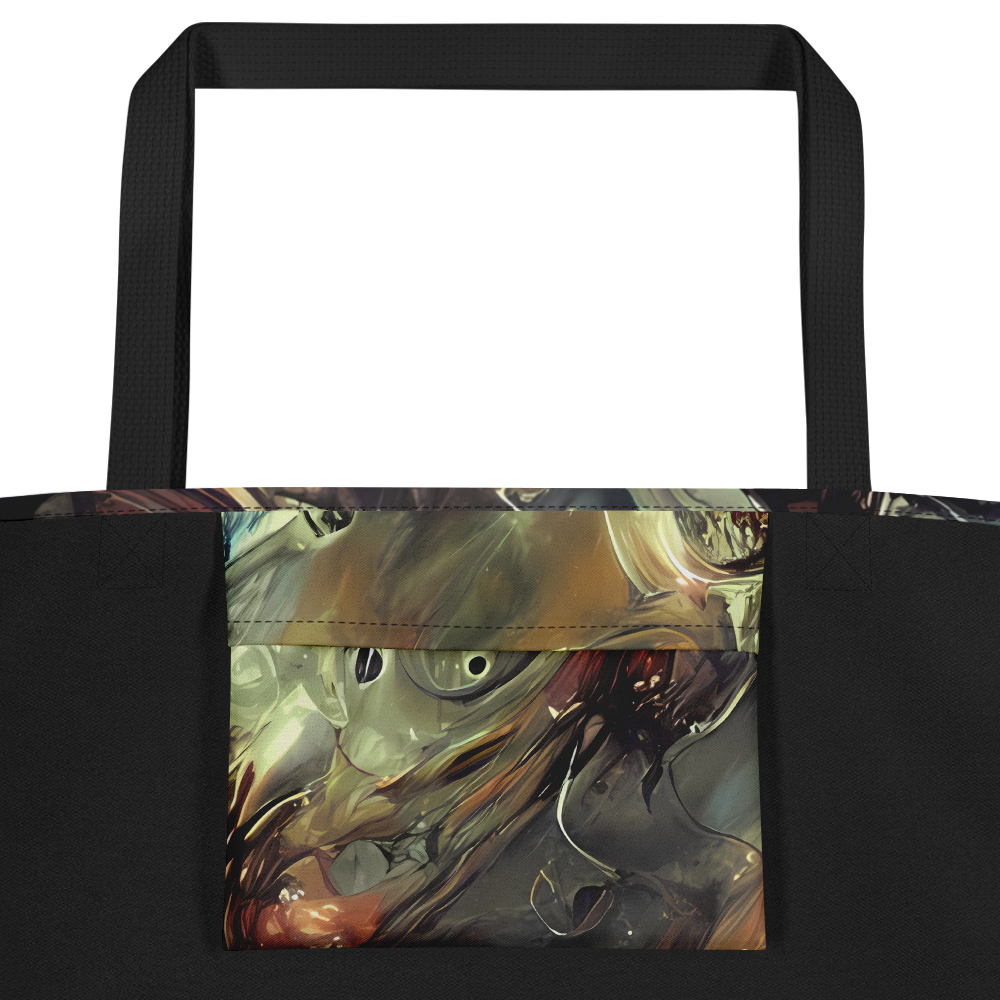 Large Tote Bag w/ Pocket - Chaos Crescendo