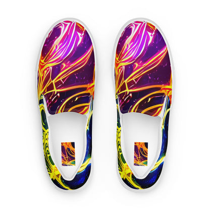 Men's Slip-On Canvas Shoes - Dancing in the Ether