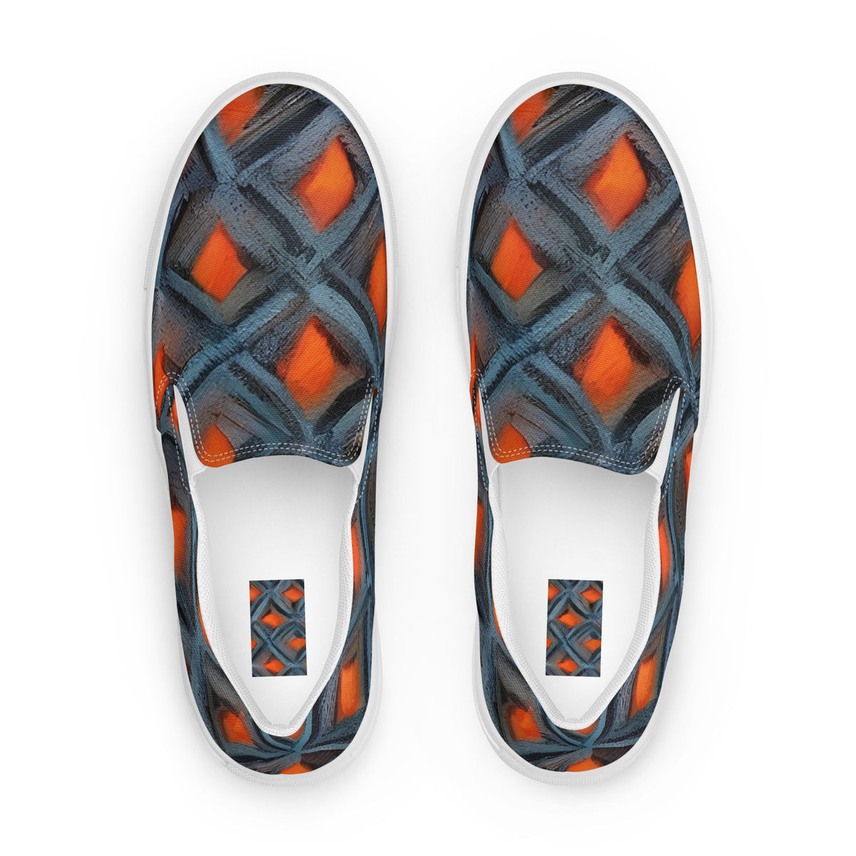 Women's Slip-On Canvas Shoes - Ember Entwined
