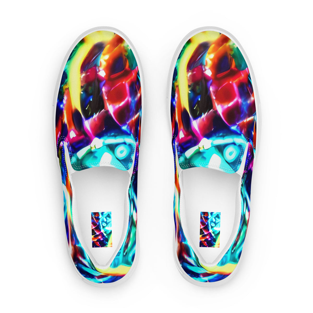 Men's Slip-On Canvas Shoes - Fynesian Galaxy
