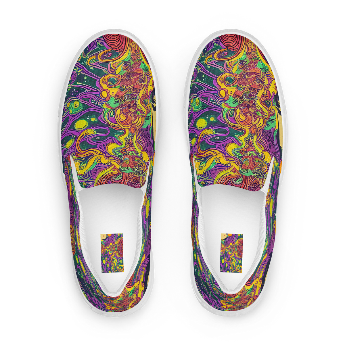 Men's Slip-On Canvas Shoes - Odyssey in Color