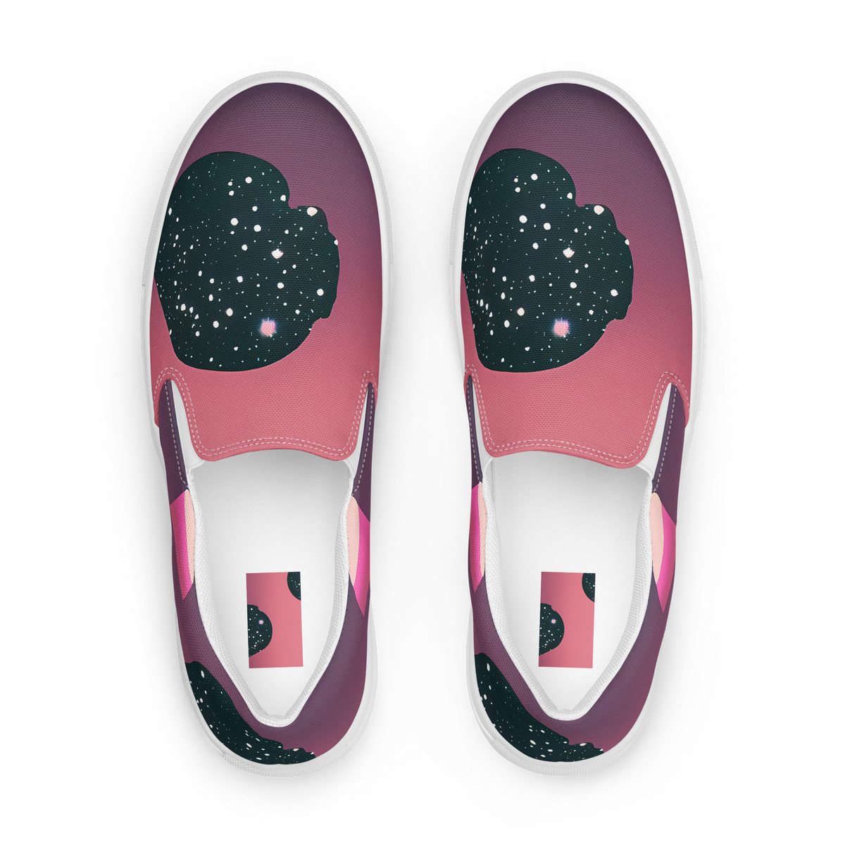 Women's Slip-On Canvas Shoes - Dreamscape Horizon