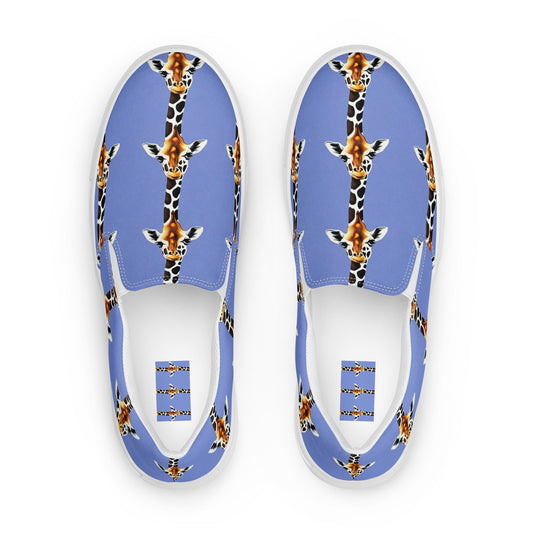 Women's Slip-On Canvas Shoes - Giraffe Glow