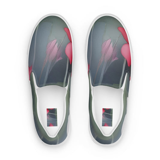 Women's Slip-On Canvas Shoes - Petal Reverie