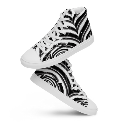 Women's High Top Canvas Shoes - Dupain Swirl