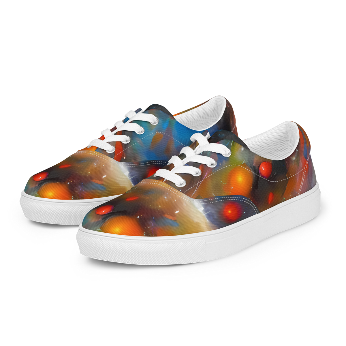 Women's Lace-Up Canvas Shoes - Ethereal Eclat
