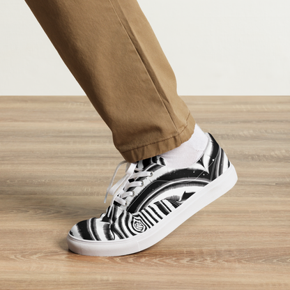 Men's Lace-Up Canvas Shoes - Dupain Swirl