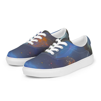 Women's Lace-Up Canvas Shoes - Gravity's Palette