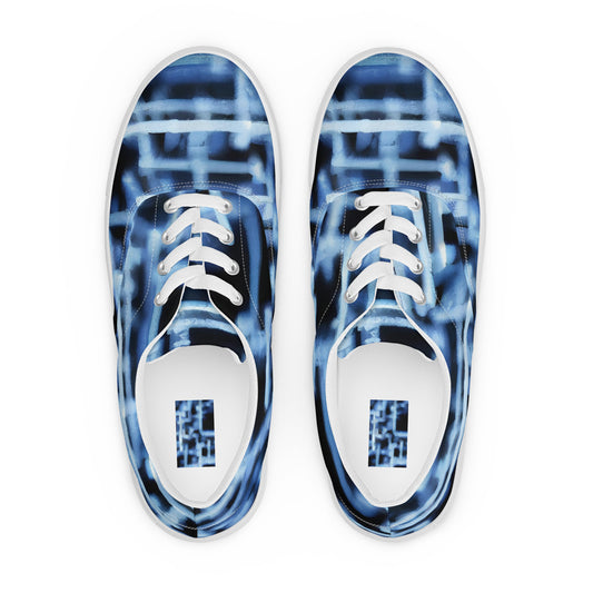 Men's Lace-Up Canvas Shoes - Circuit Frost