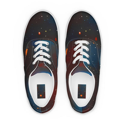 Men's Lace-Up Canvas Shoes - Celestial Vogue