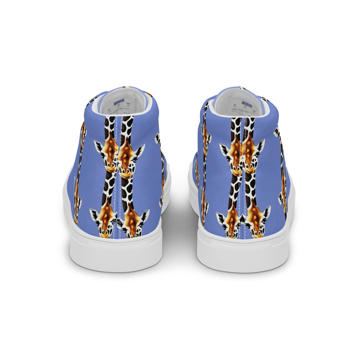 Women's High Top Canvas Shoes - Giraffe Glow