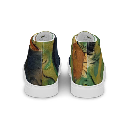 Women's High Top Canvas Shoes - Tessellation, Cornelis Saftleven