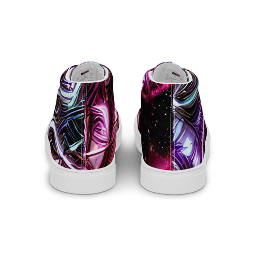 Women's High Top Canvas Shoes - Nebula Fusions