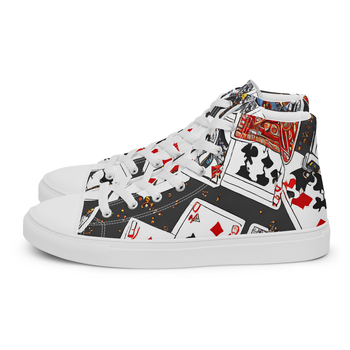 Men's High Top Canvas Shoes - Decked Out Dreams