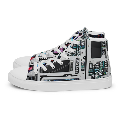 Women's High Top Canvas Shoes - Wired Wonders