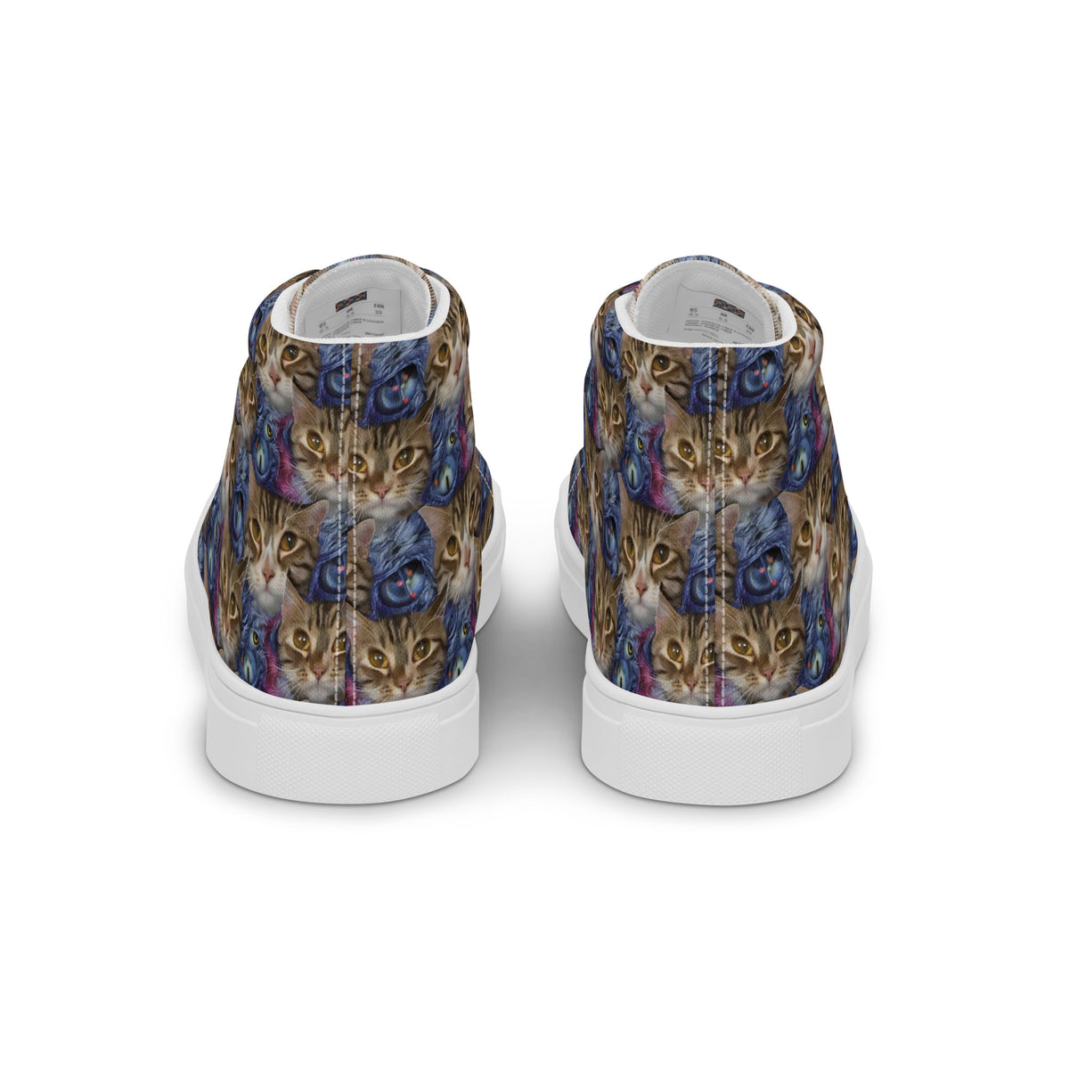 Women's High Top Canvas Shoes - Feline Fantasy